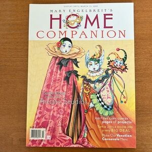Mary Engelbreit Home Companion Magazine & Ann Estelle Paper Doll Feb/March 2000